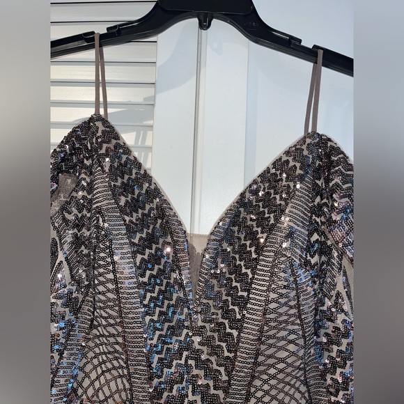 new without tag brown sequin formal gown - Picture 7 of 14